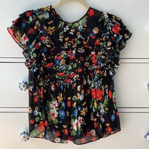 Sézane Floral Blouse